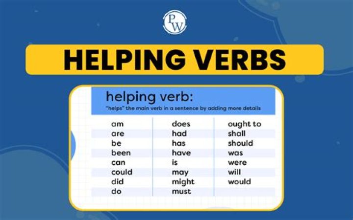 How do you use helping verbs