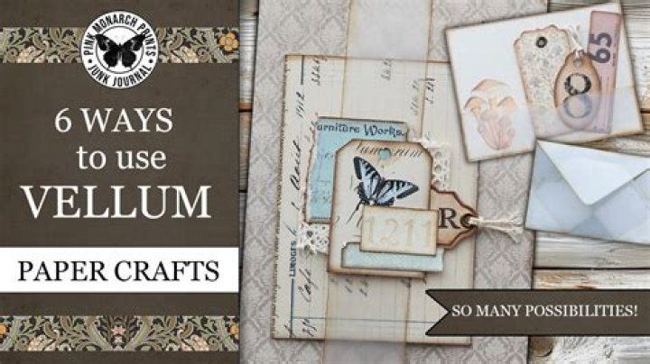 How do you use vellum pieces