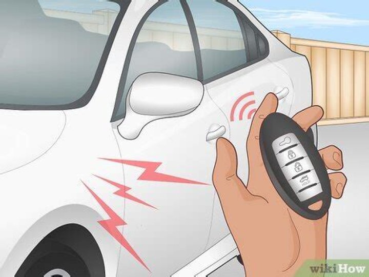 How does a car alarm go off
