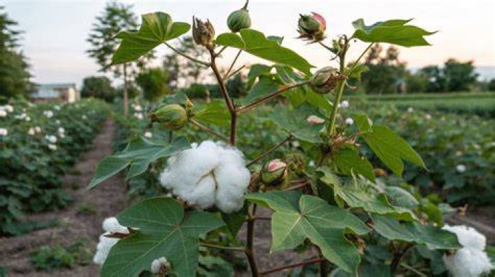 How does a cotton plant grow