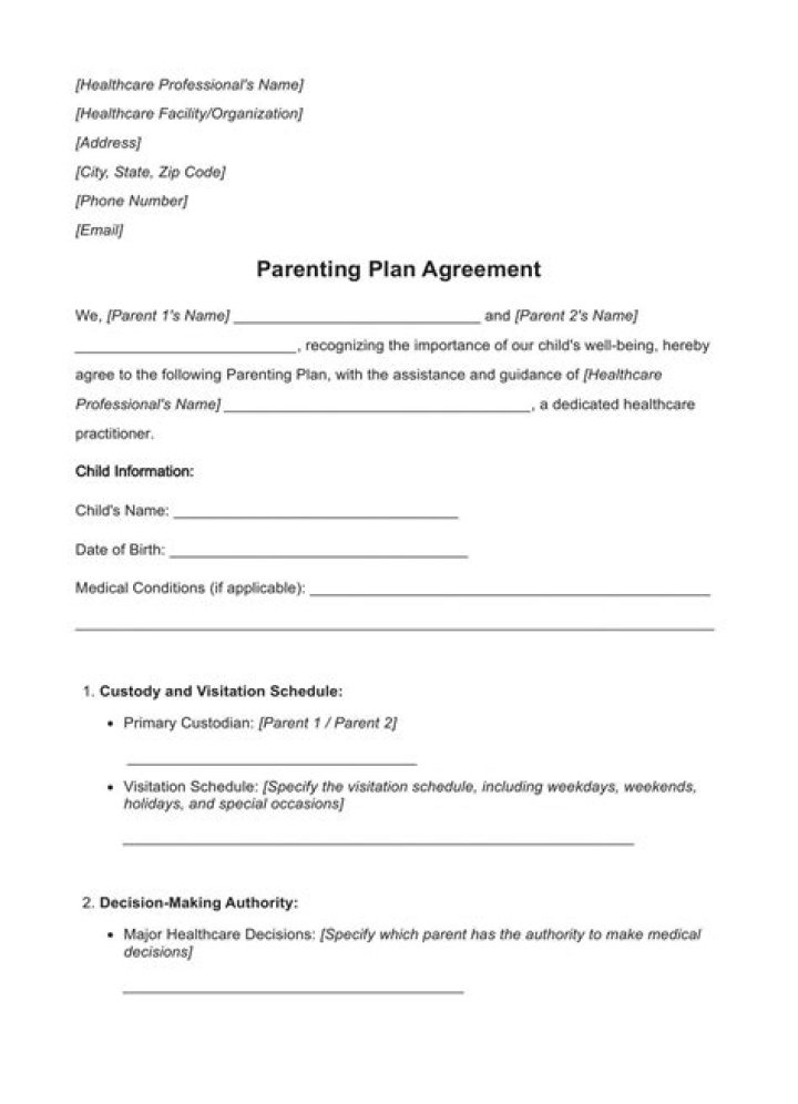 How does a parent plan work