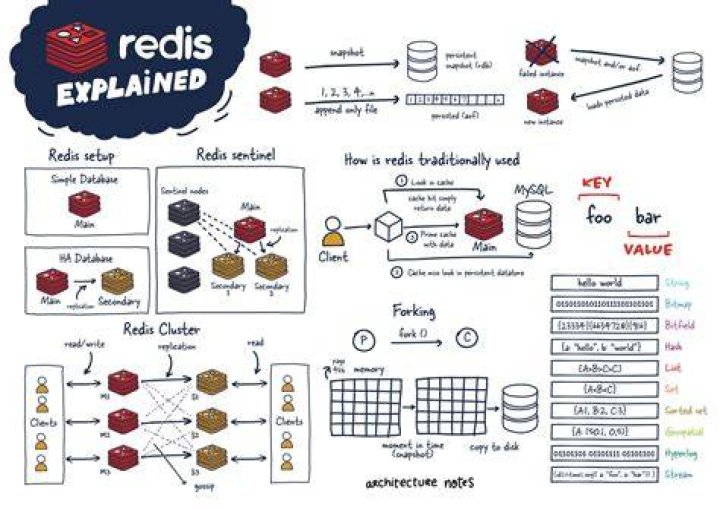 How does a Redis server work