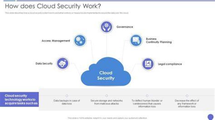 How does cloud security work