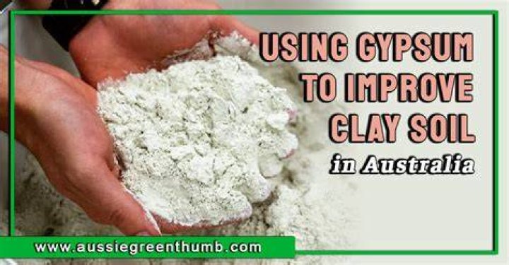 How does gypsum work in soil