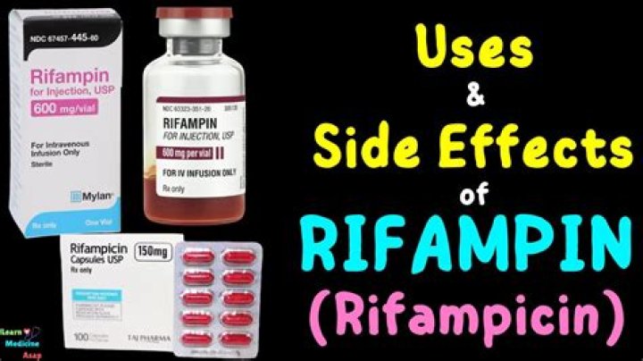 How does rifampin affect INR