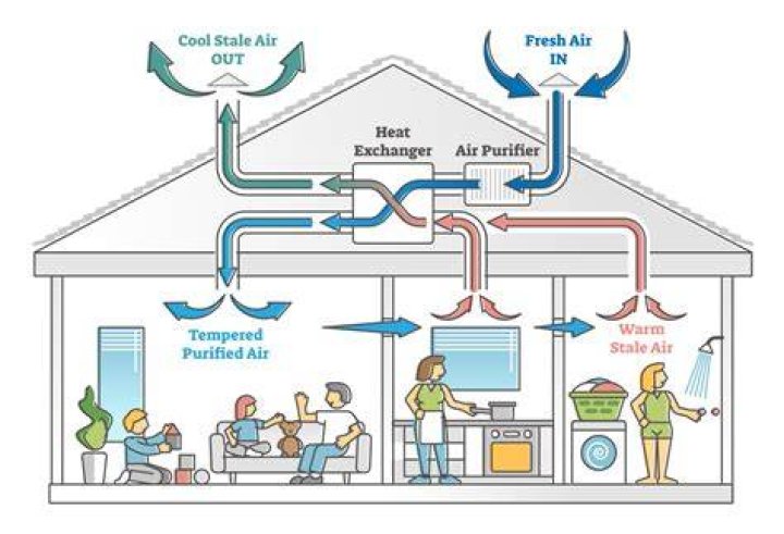 How does ventilation affect gas exchange