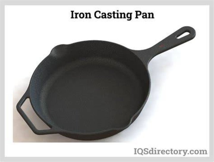How is a cast iron pan made