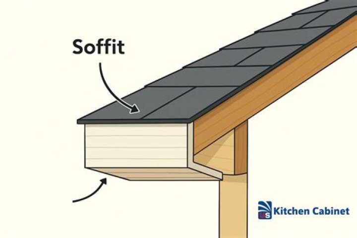How is soffit held in place