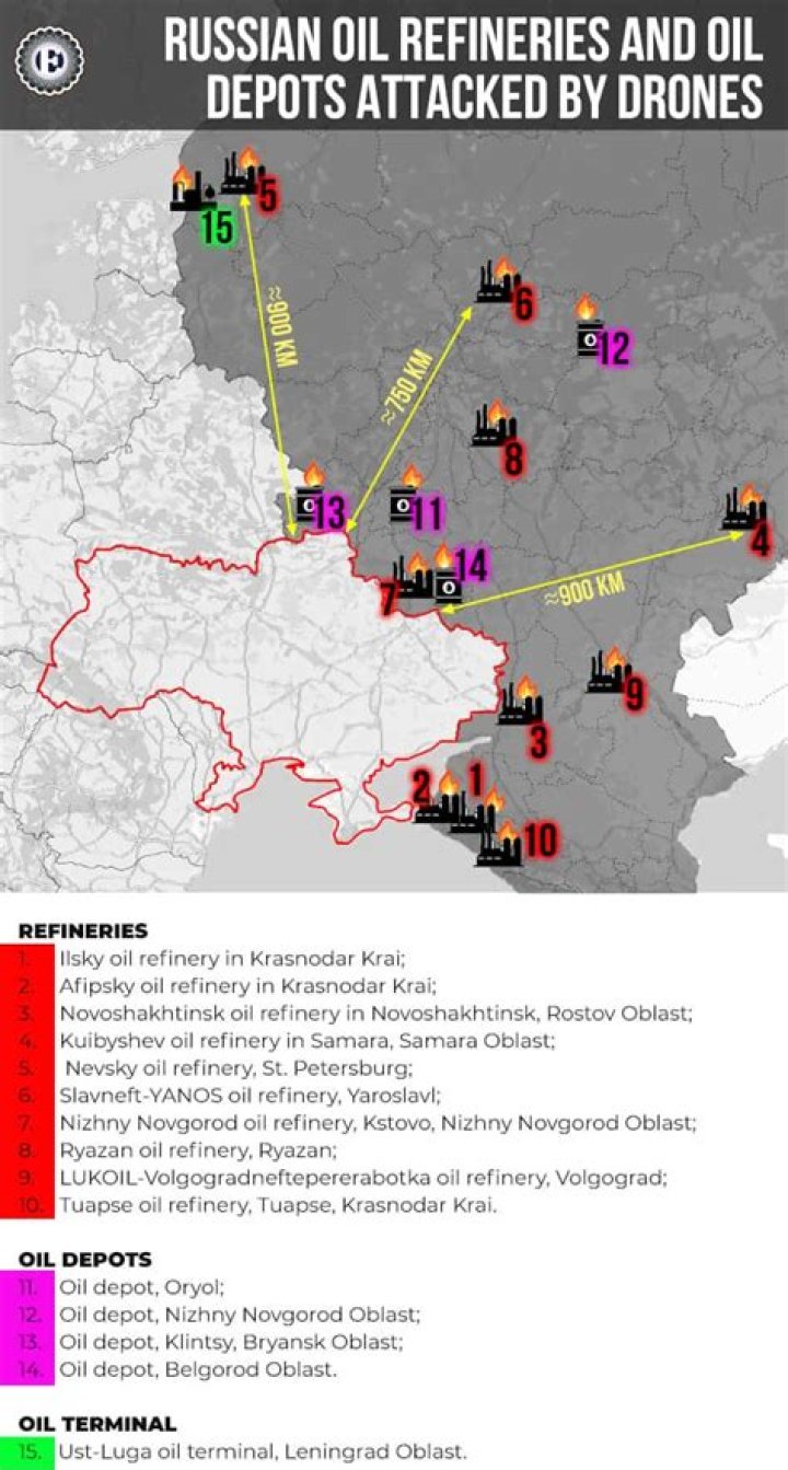 How many refineries does PBF