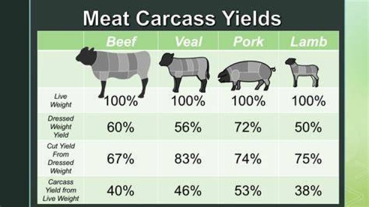 How much does a beef carcass cost