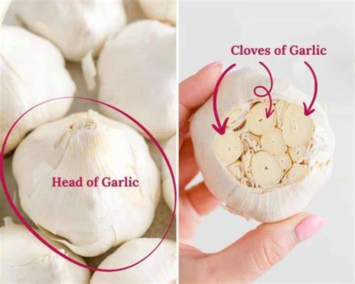 How much garlic is in a head
