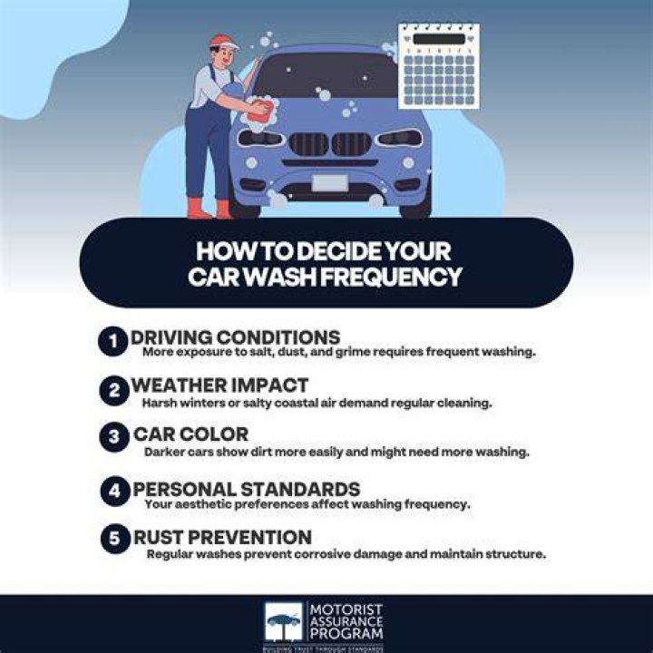 How often we should wash car