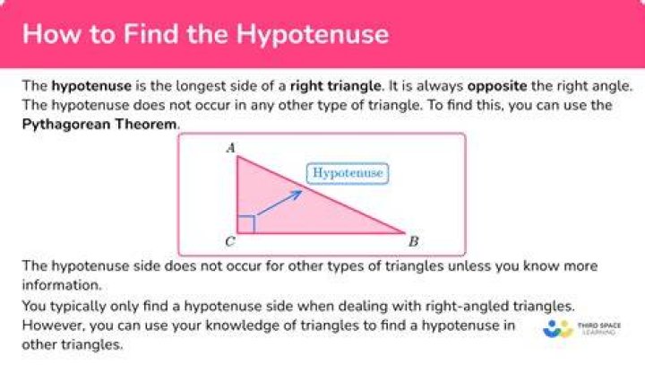Is c2 always the hypotenuse