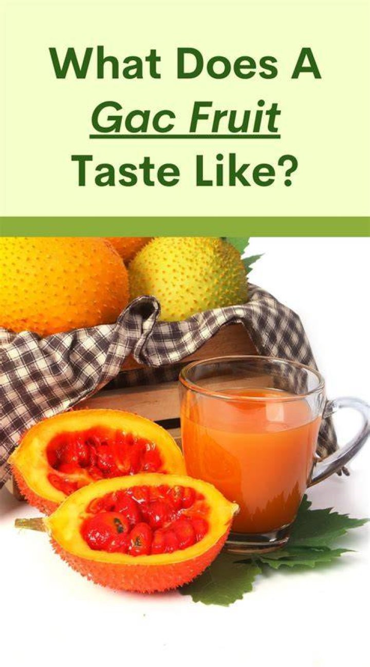 Is Gac fruit sweet