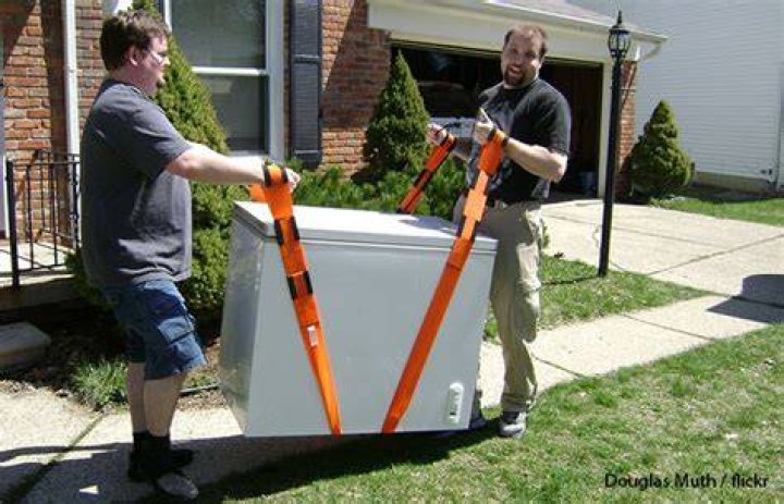 Is it safe to move a freezer