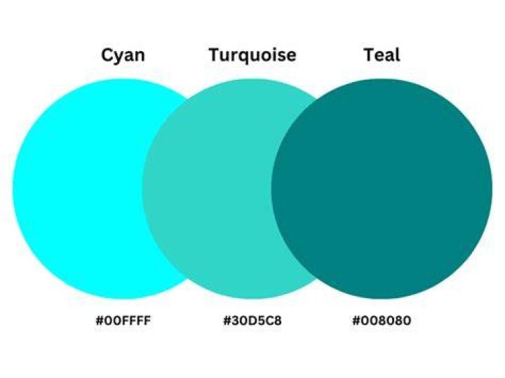 Is teal considered turquoise