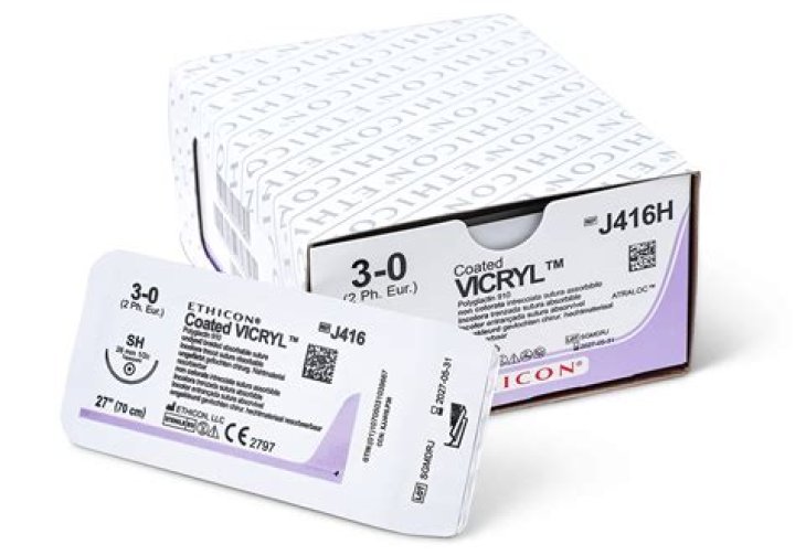 Is Vicryl stitch absorbable