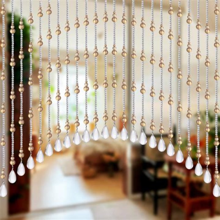 What are beaded curtains for