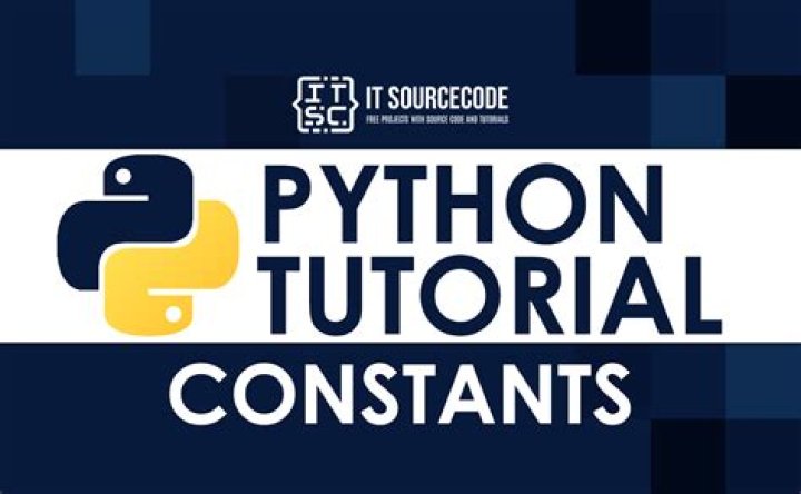 What are constant in Python