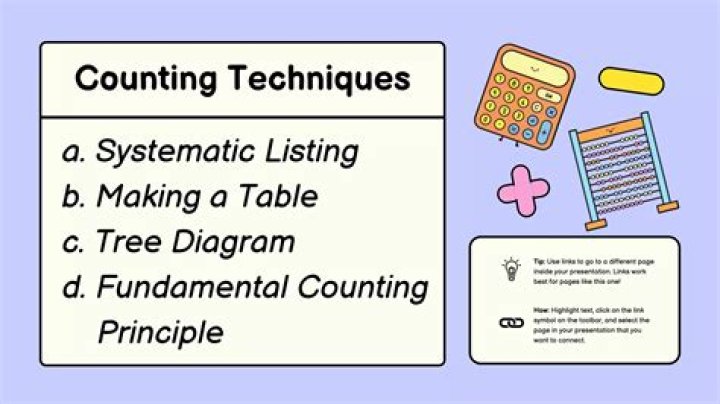 What are counting techniques