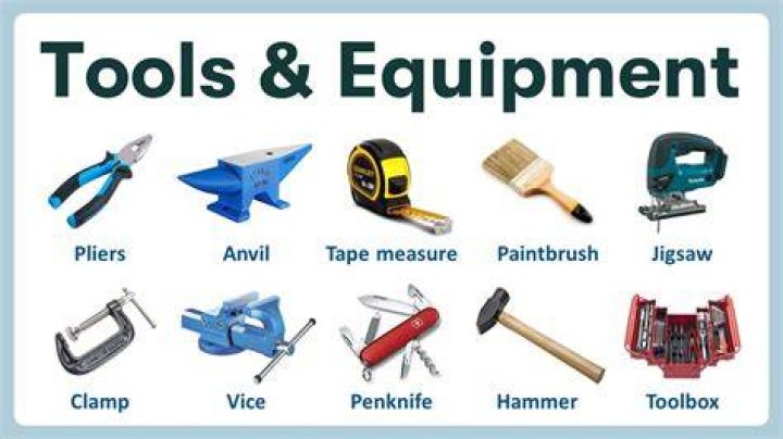 What are the tools equipment