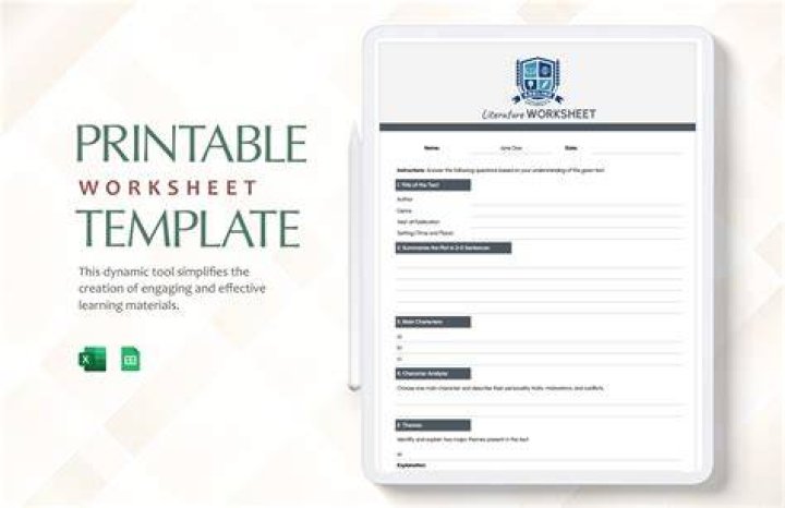 What are worksheet templates