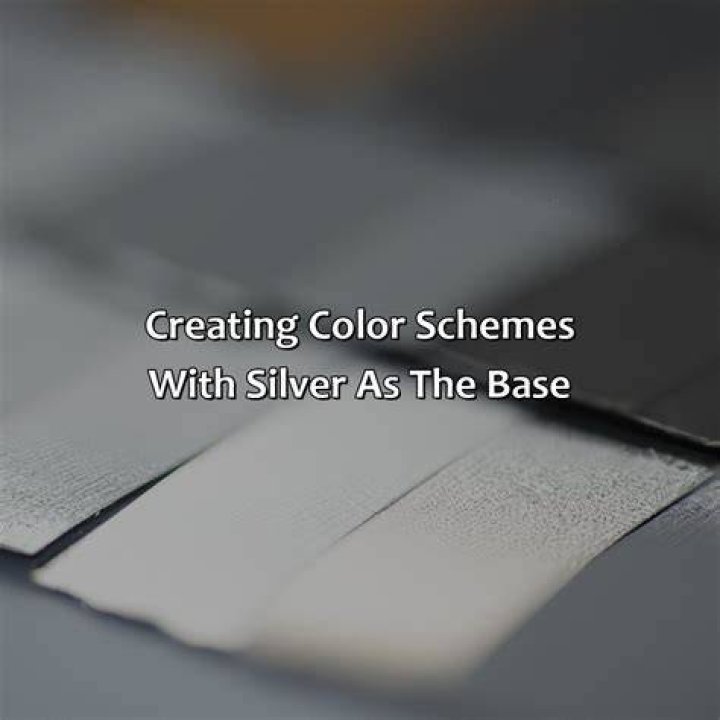 What color makes silver pop