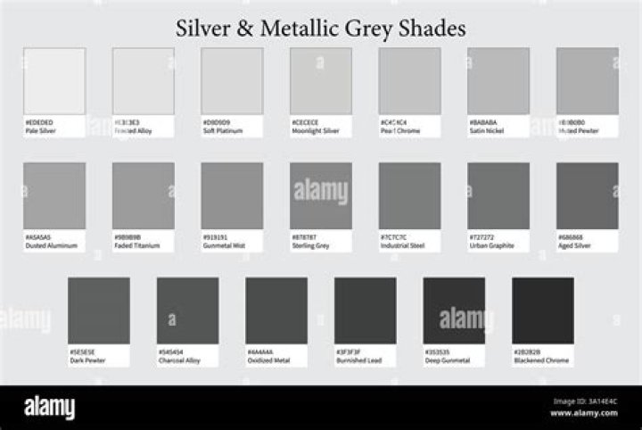 What Colour is metallic GREY