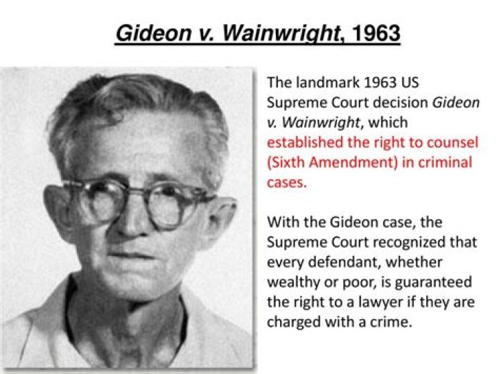 What crime did Gideon commit