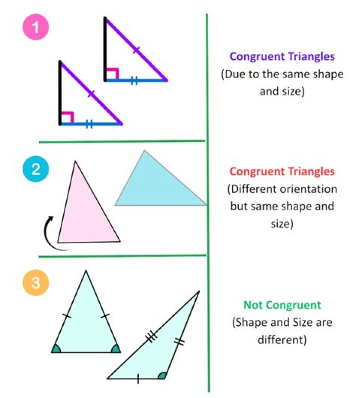 What do congruent lines mean