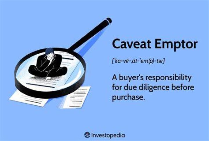 What does caveat emptor mean