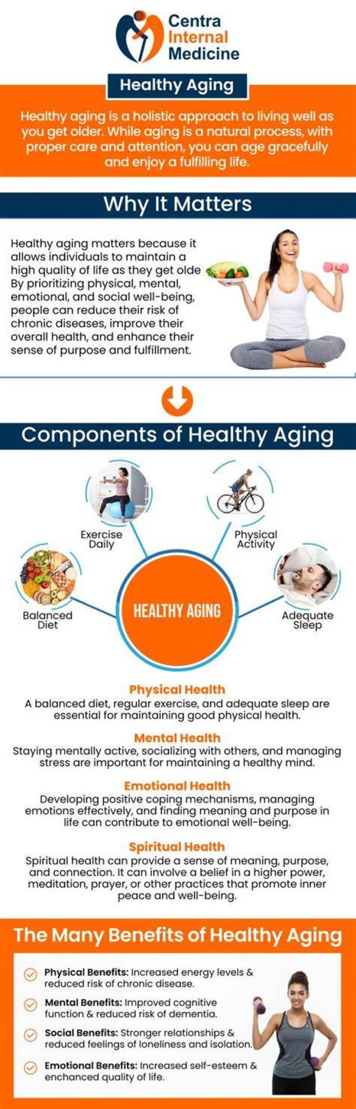 What does healthy aging mean