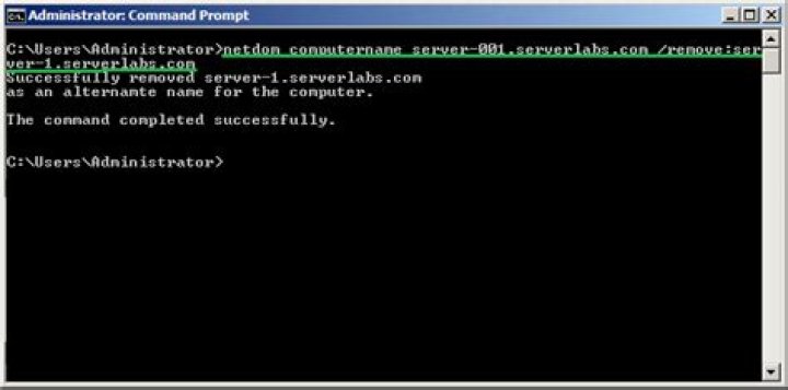 What does netdom Resetpwd do