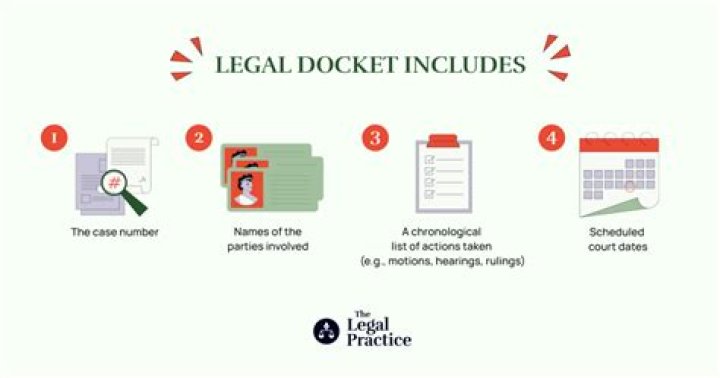 What does on the docket mean