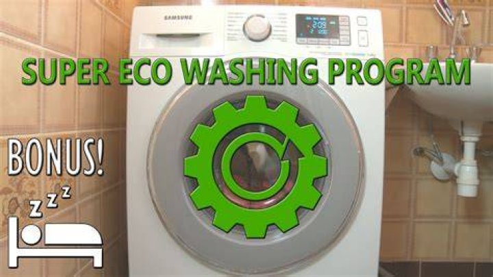 What does Super Eco Wash mean