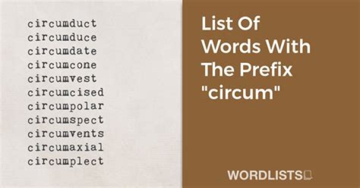 What does the prefix circum