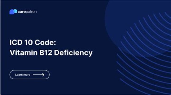 What ICD 10 codes cover B12