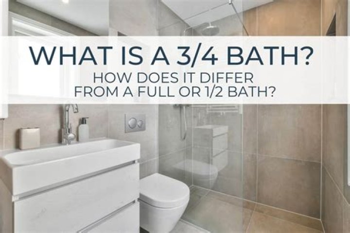 What is a 3/4 bath rough in