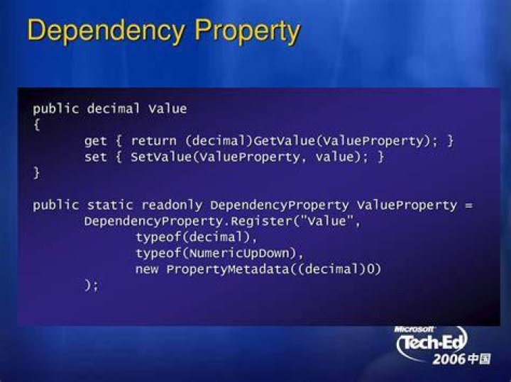 What is a DependencyProperty