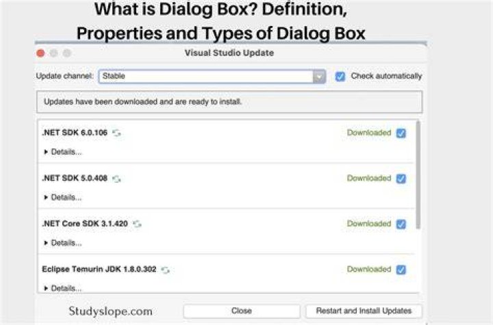 What is a dialog box in Java