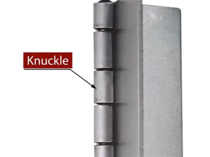 What is a knuckle on a hinge