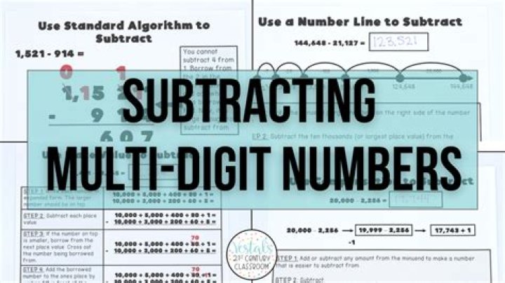 What is a multi digit number