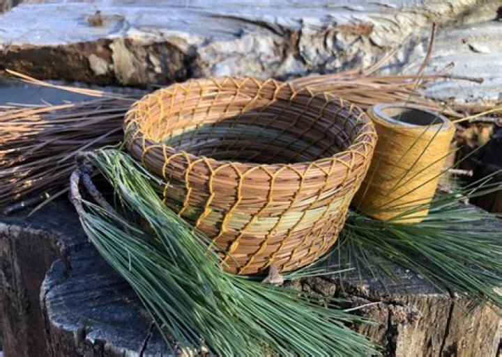 What is a pine needle basket