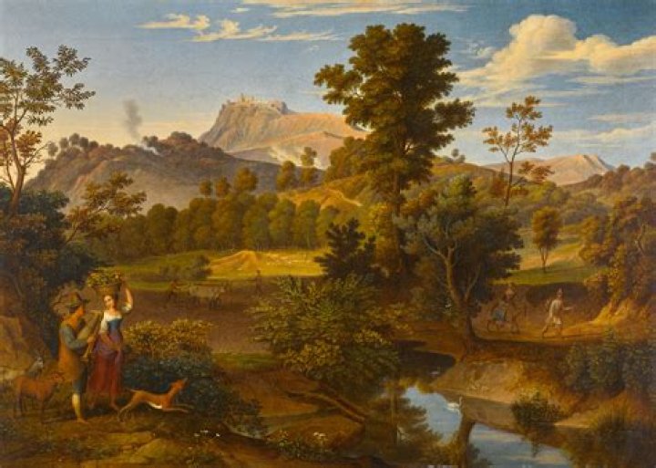 What is a romantic landscape