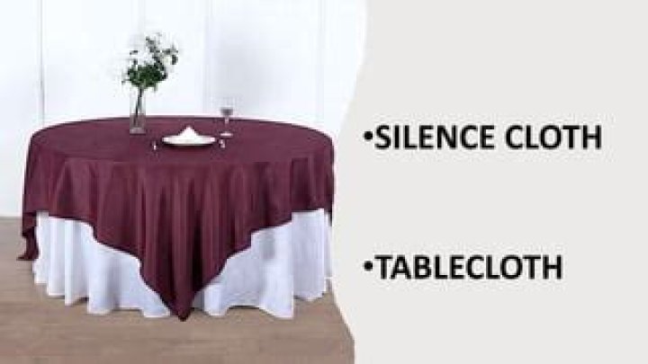 What is a silence cloth