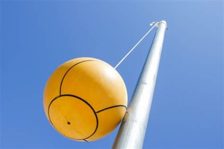 What is a tetherball made of