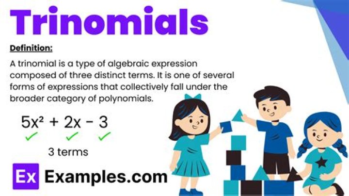 What is a trinomial example