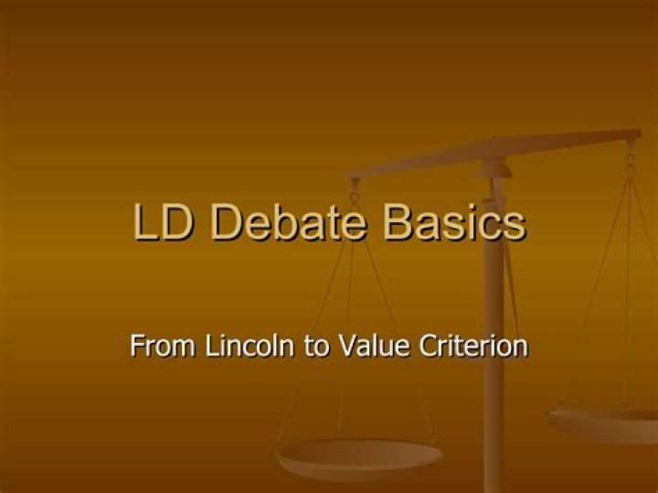What is a value in LD debate