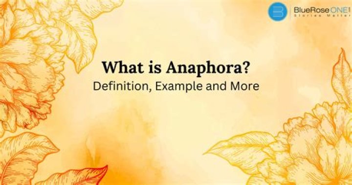 What is anaphora considered