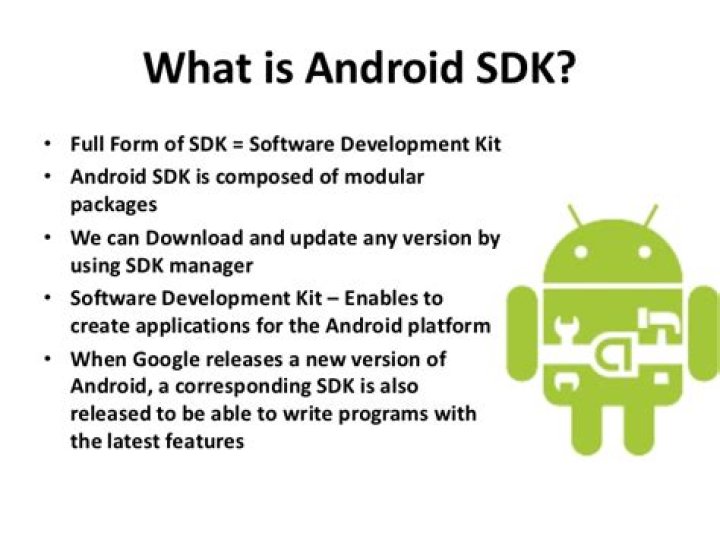 What is Android SDK used for